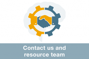 Contact us and resource team icon