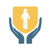 Protection physical safety icon